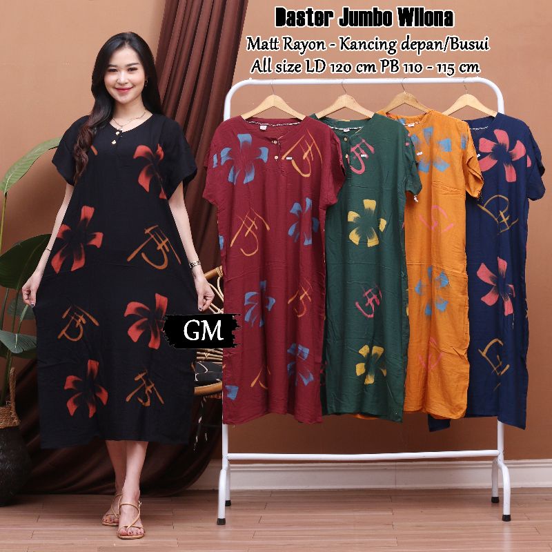 Daster jumbo busui rayon ld 120 terbaru