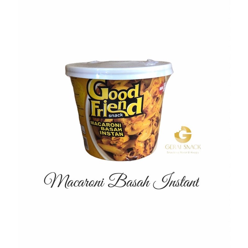 Macaroni Keju Basah Good Friend Tinggal Seduh Keju Melting Berasa Nikmat (65gr)