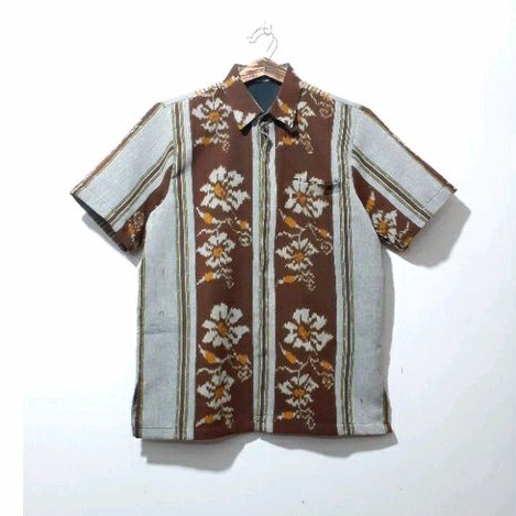 kemeja tenun etnik baju tenun jepara KT27