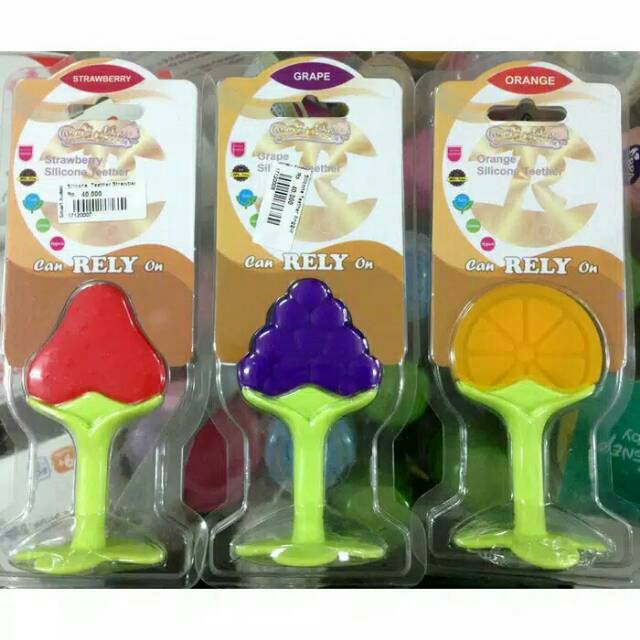 Gigitan bayi Fruit teether standing BPA FREE RAC 9965. 66.  67 S1