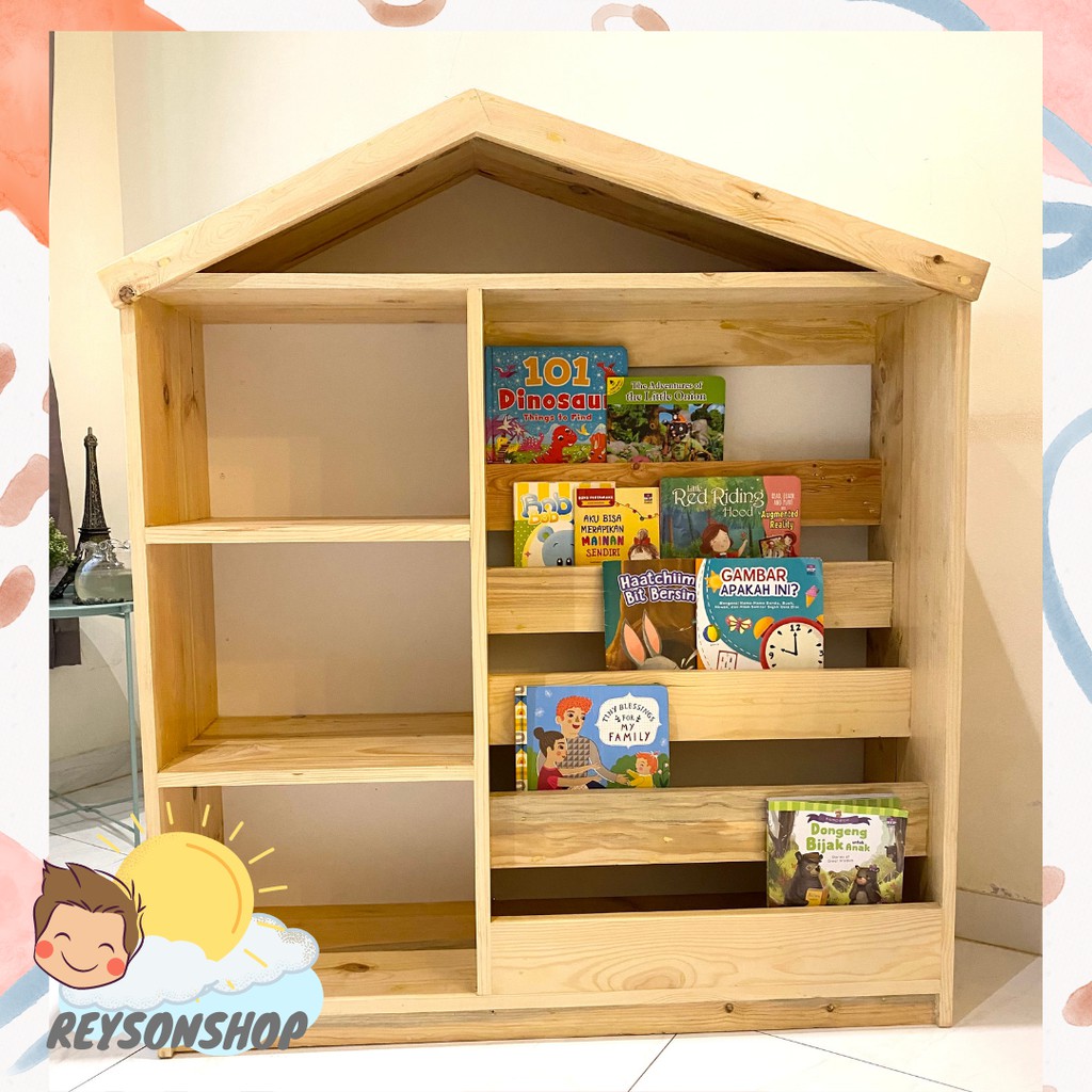 Rak Buku/ Rak Kayu/ Rak Buku Anak