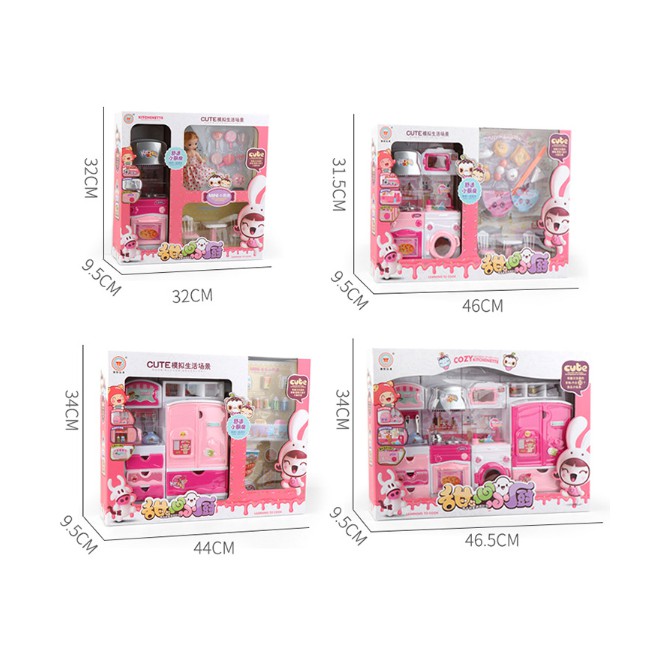 J3 - Mainan kitchen Set dapur dengan boneka lucu