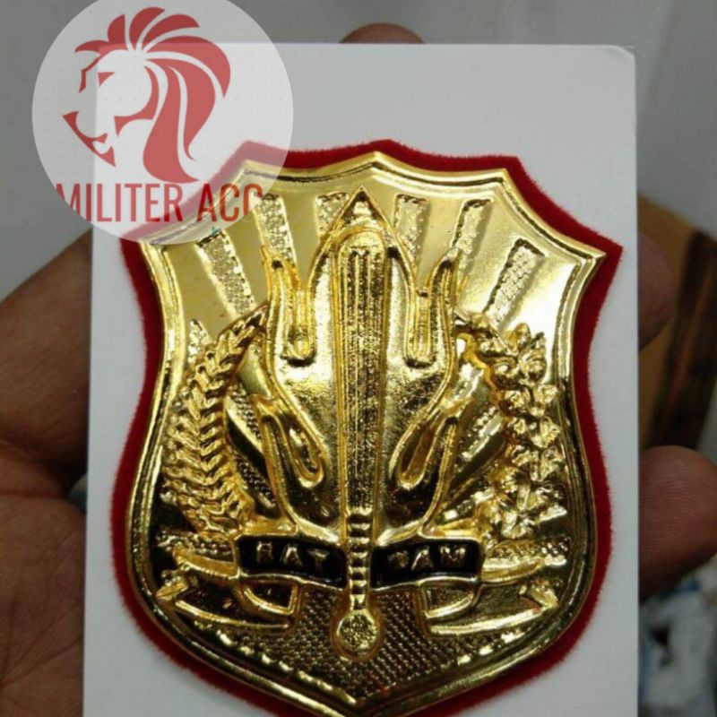 Atribut Kewenangan - Pin Satpam Kuning