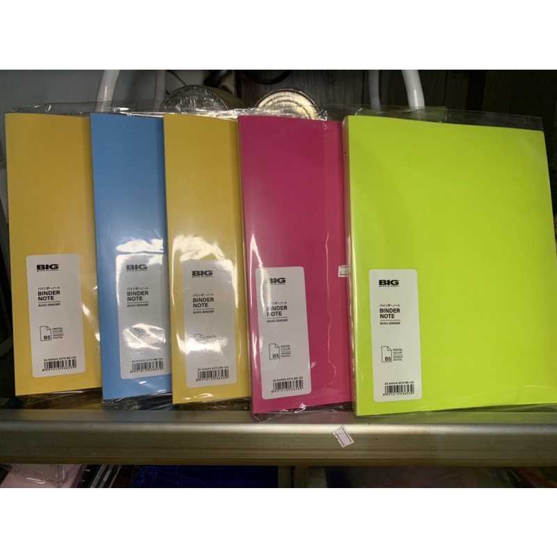 

Map binder BIG B5 warna pastel