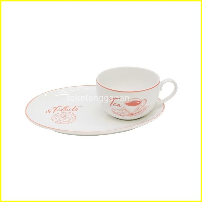 Appetite Set 2 Pcs Tidbits Cangkir & Piring