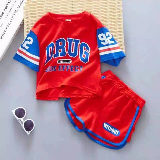 Set Crop Top/ Setelan Crop Top/ Setelan Cewek Korea/ Set Baju Korea/ Set Hip Hop