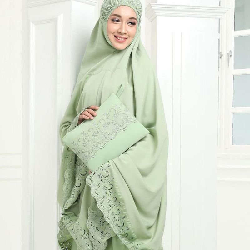 Mukena Katun Rosella Siti Khadijah Bordir Original Mukena Katun Khadijah Pasteleena Jumbo Free Tas