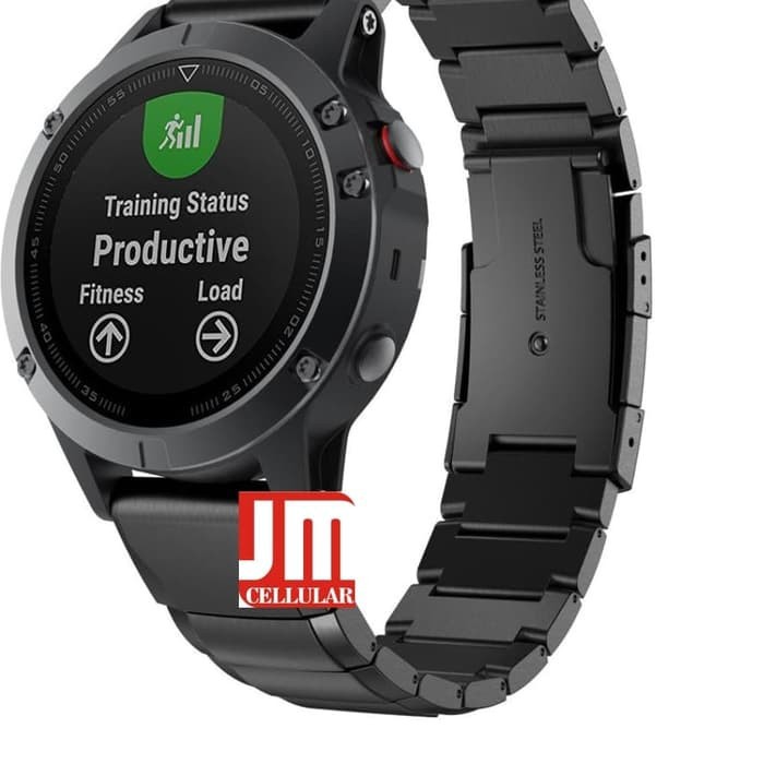 Metal Strap Garmin Fenix 6x / Pro / Sapphire - Stainless Quick Fit