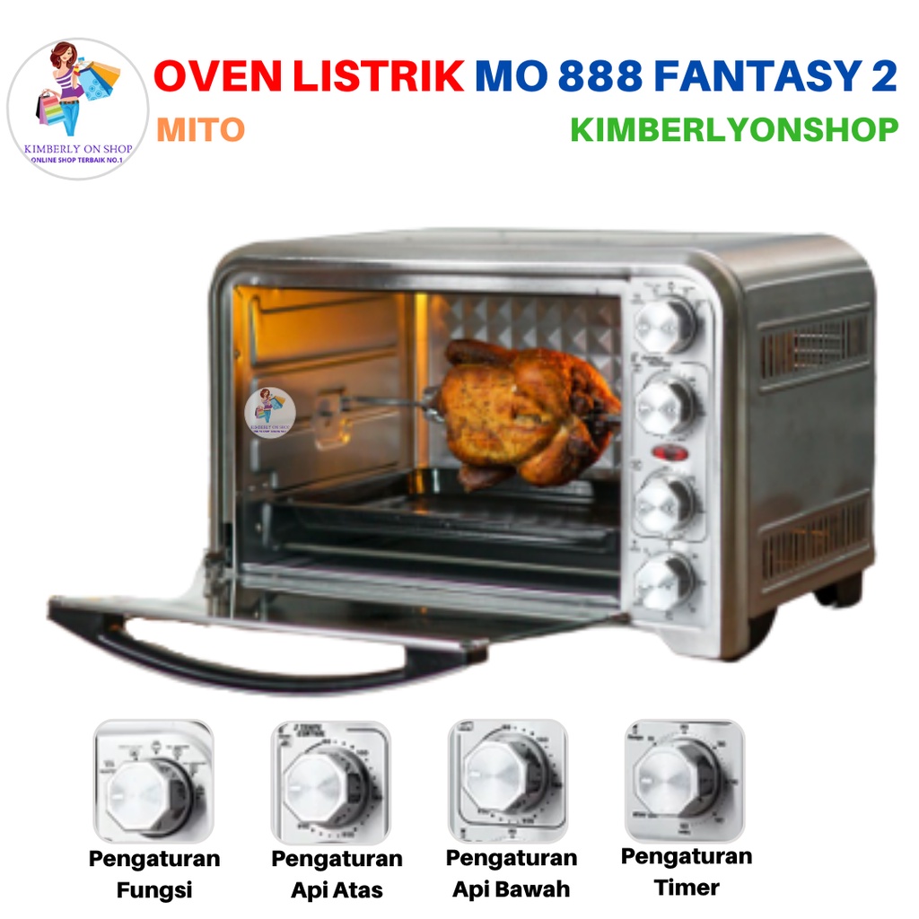 Oven listrik Fantasy MO 888 33 liter MITO