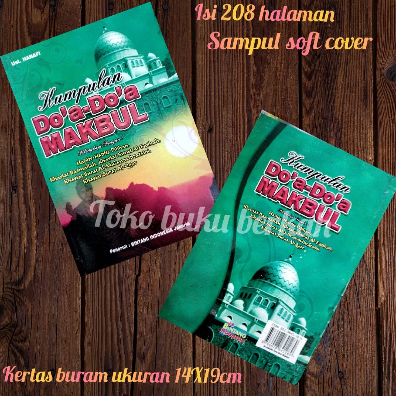 buku kumpulan doa- doa makbul 14x19cm