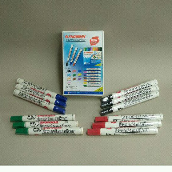 

Spidol Papan Tulis Putih Snowman Boardmarker BG-12
