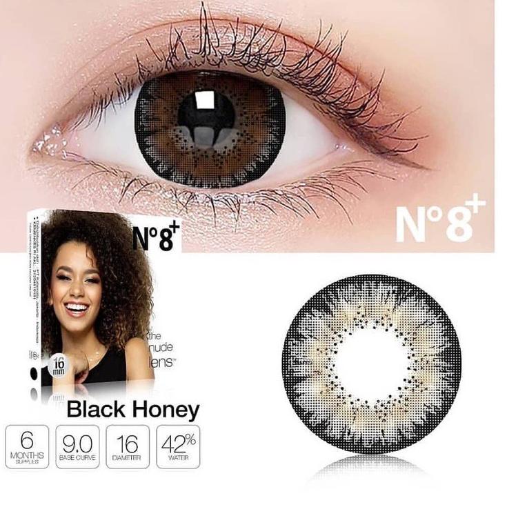 Hemat Pilihan SOFTLENS ICE N8+ BLACK HONEY NORMAL DAN MINUS