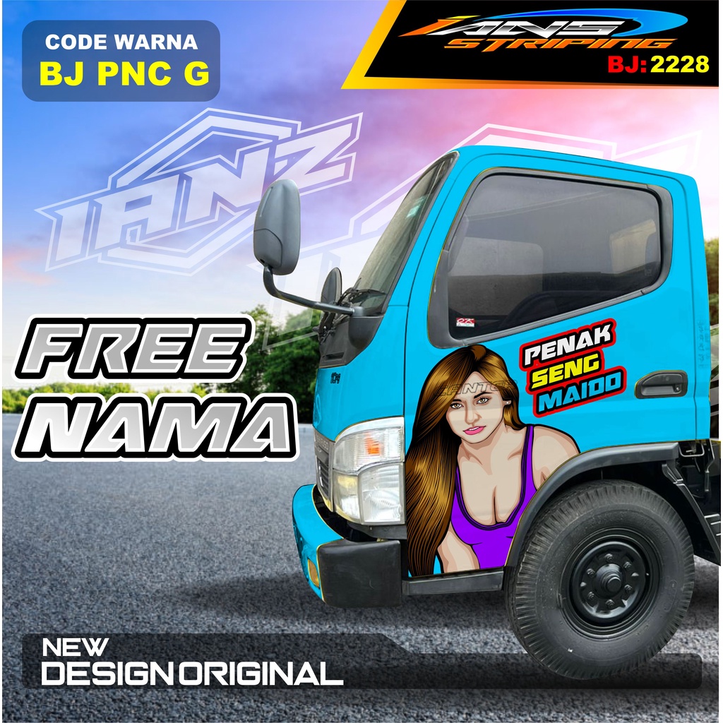 STICKER PINTU TRUK FUSO RAGASA / DECAL PINTU DUMTRUK  / STIKER MOBIL TRUK / STIKER PINTU TRUK KEREN