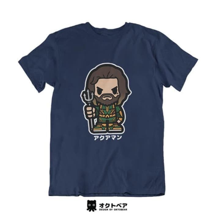 KAOS BAJU combed 30s AQUAMAN PRINT CARTOON AVENGERS