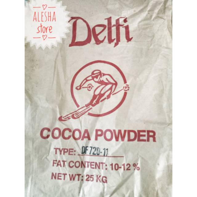 delfi coklat bubuk kiloan type 720 (500gr)