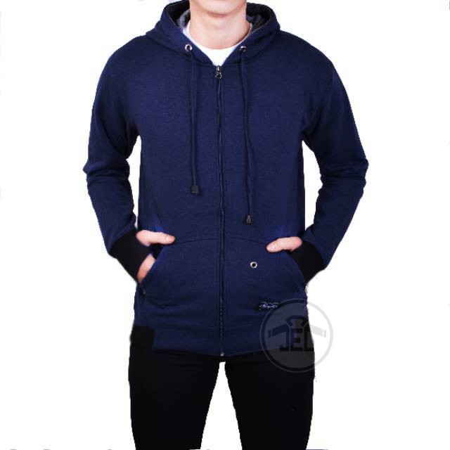 JEC BIG Size XXL Sweater ROUNDHAND Zipper Hoodie Polos Full Premium | Fleece | Jumbo | Unisex