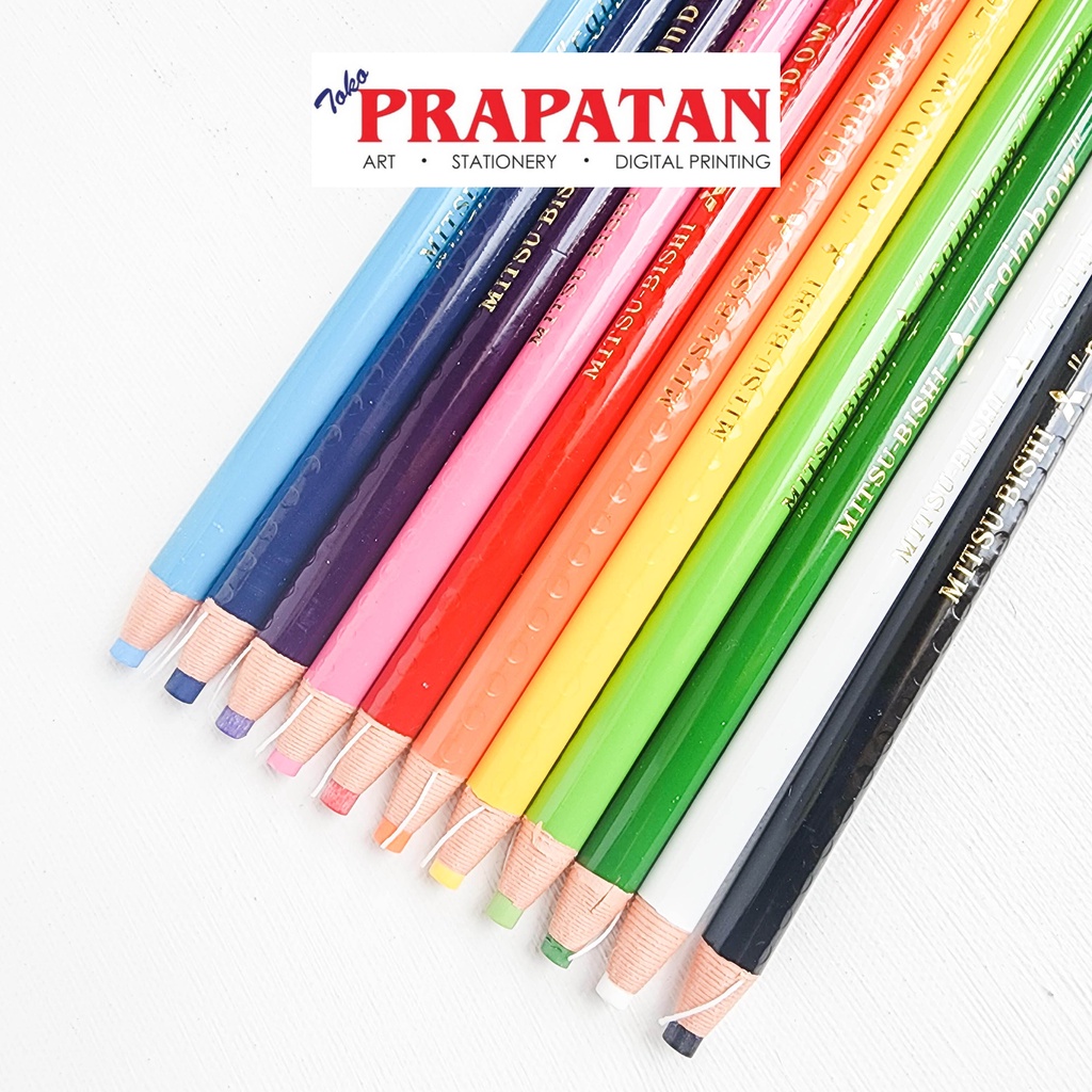 

Pensil Kaca Mitsubishi Rainbow 7610 | Dermatograph Pencil