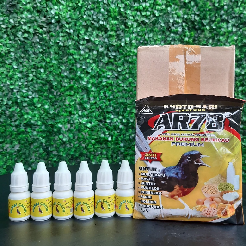 [GRATIS PAKAN] Murai Gacor Multivitamin Murai Doping Penggacor Instan Khusus Burung Murai Kicau Suplement Meningkatkan Stamina Suara Gacor Kristal Lomba