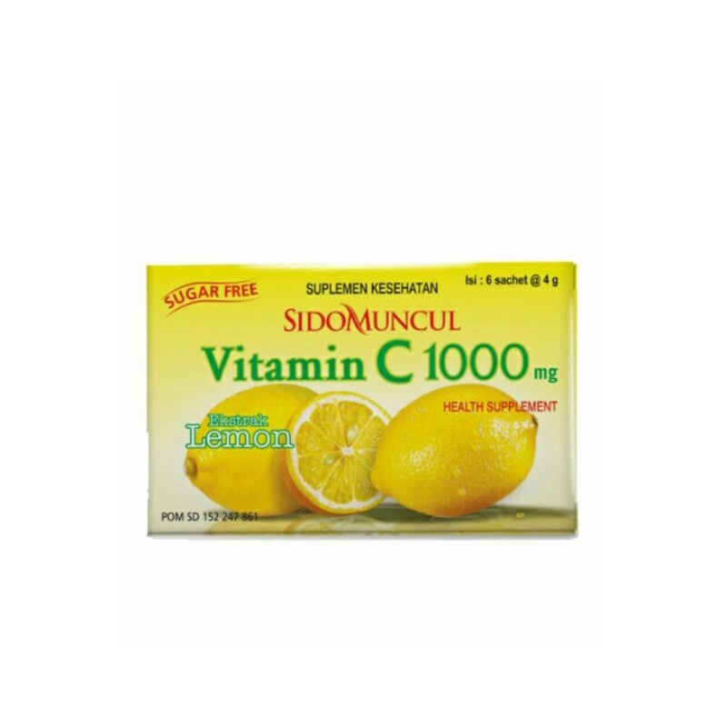Sido Muncul Health Drink Vitamin C1000Lemon 6X4g