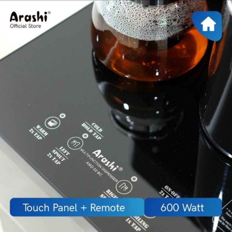 DISPENSER ARASHI GALON BAWAH AMD 02BC ARASHI DISPENSER AIR MINUM MULTIFUNGSI AMD02BC+ remote