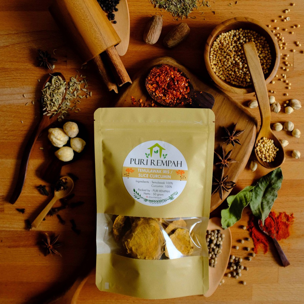 

Temulawak Iris / Slice Curcumin