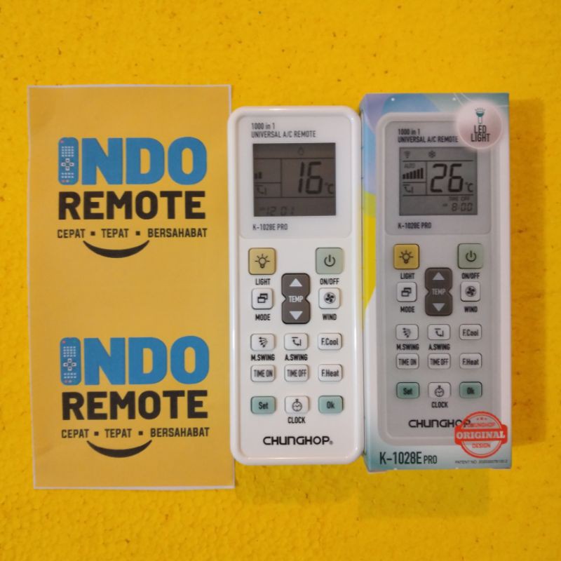 REMOTE AC MULTI CHUNGHOP UNIVERSAL K-1028E PRO