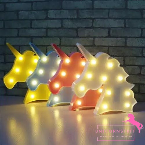 Lampu LED Unicorn Pink Lamp Lampu Hias Meja Dekorasi Rumah