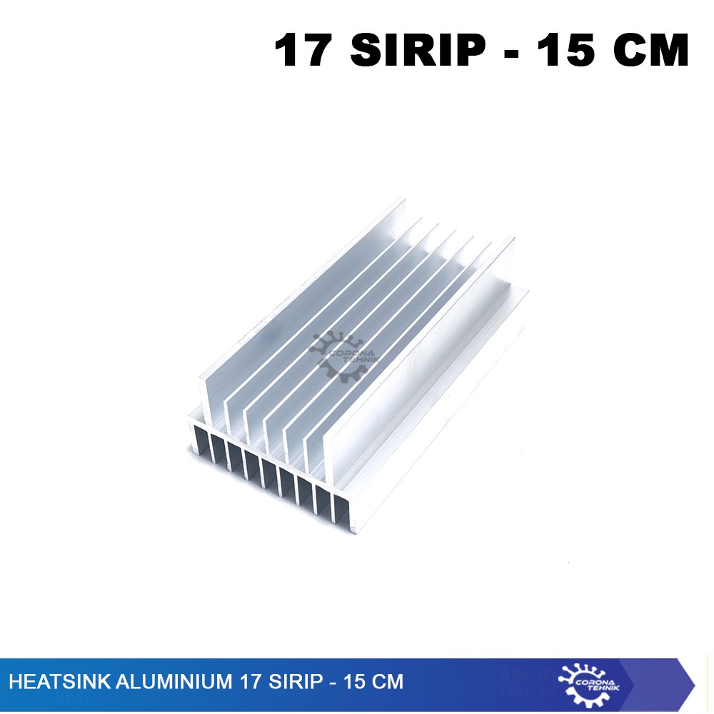 17 Sirip - 15 cm - Heatsink Aluminium