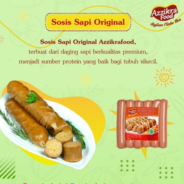 

Azzikra Sosis Sapi Original