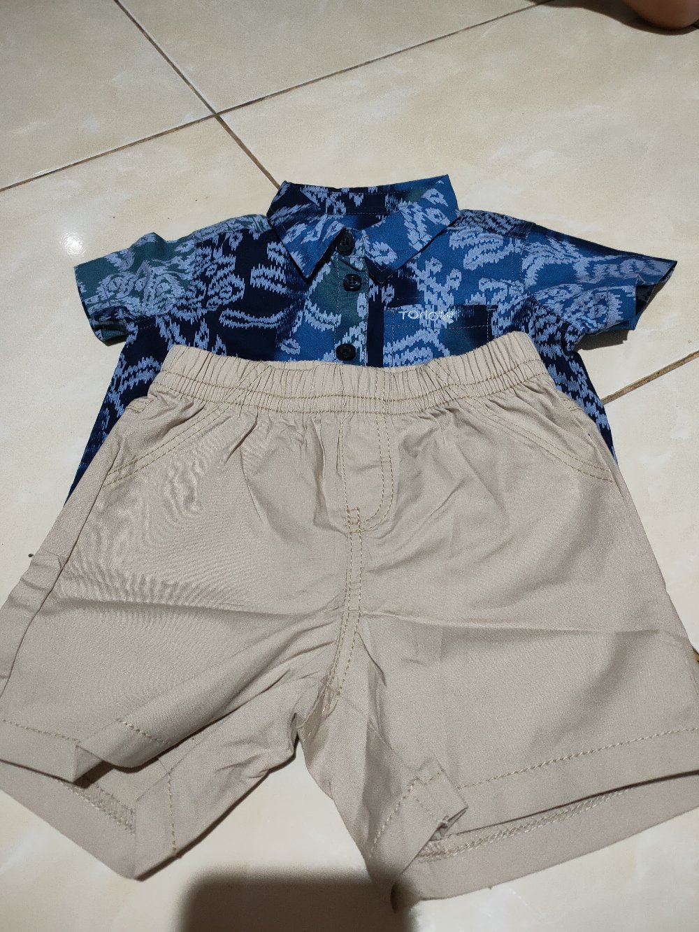 Torio Smart Casual Blue Batik Set - Baju Setelan Anak Laki-laki - Baju Setelan Batik Anak Laki-laki