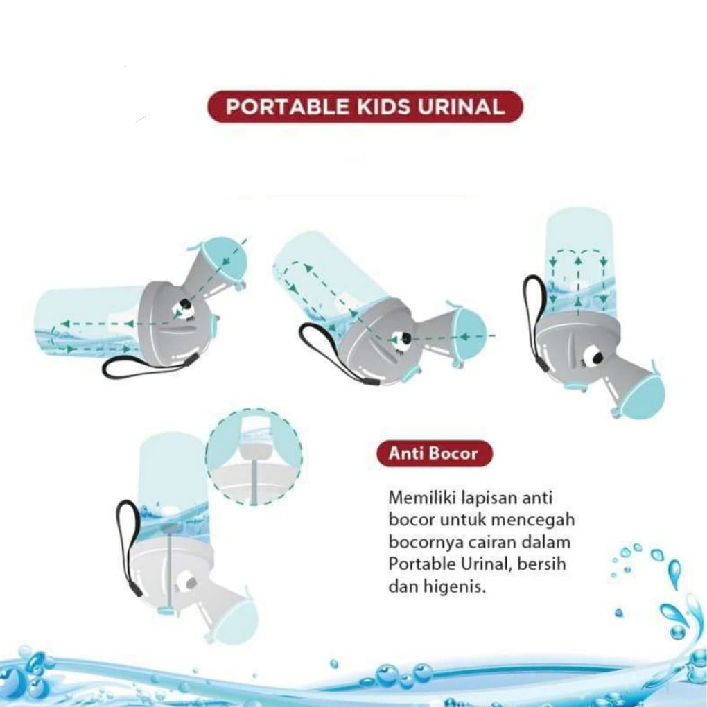 Babies First Portable Kids Urinal BF803 - Tempat Buang Air Kecil Anak Portable