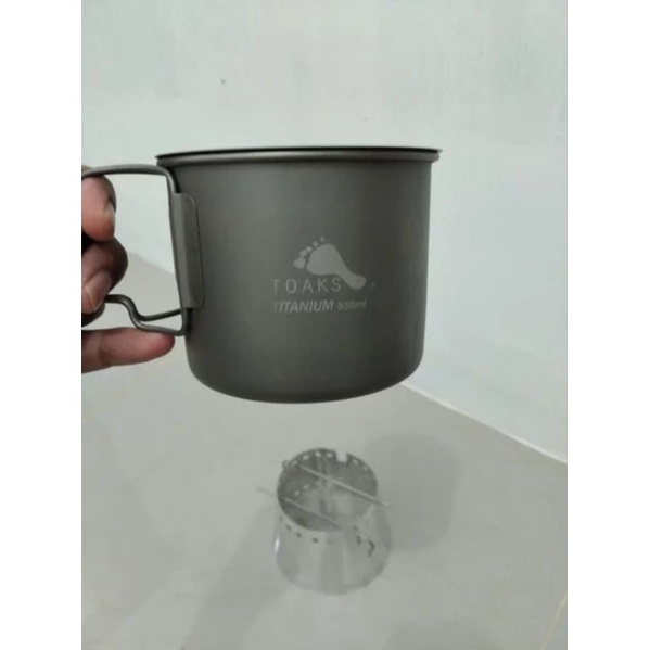 Toaks titanium mug 550ml