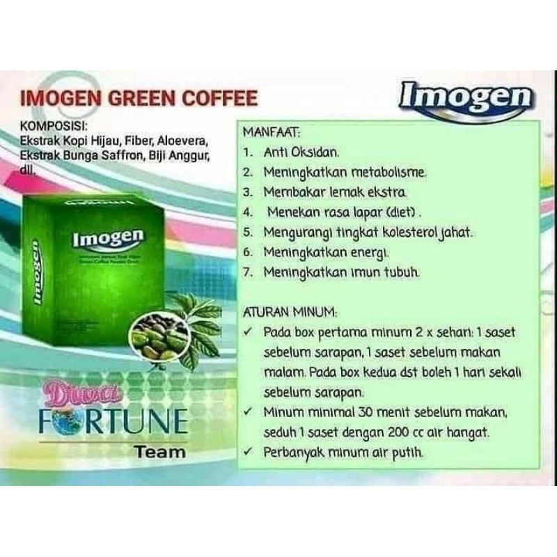 

IMOGEN GREEN COFFEE