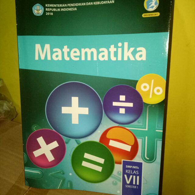 Harga satuan buku siswa dikbud k13 smp kelas 7 smtr 1 dan 2 edisi revisi terbaru-Matematika smtr 1