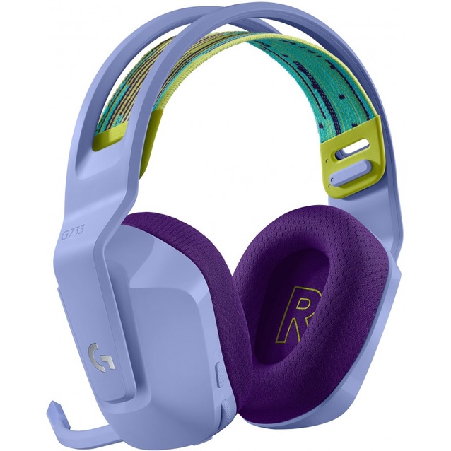 Logitech G733 Lightspeed LILAC - Wireless Gaming Headset