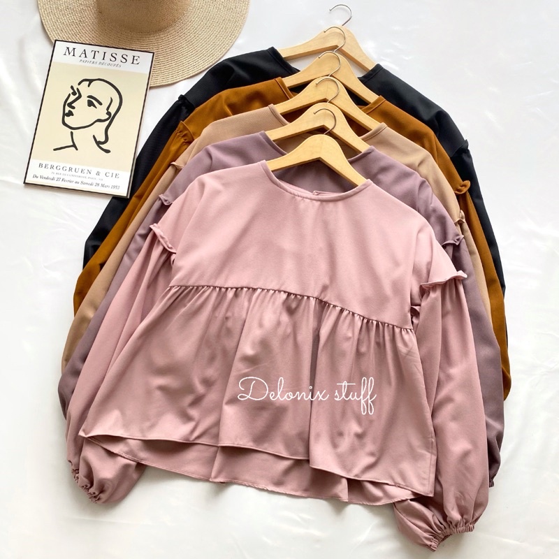 Rebecca crop blouse