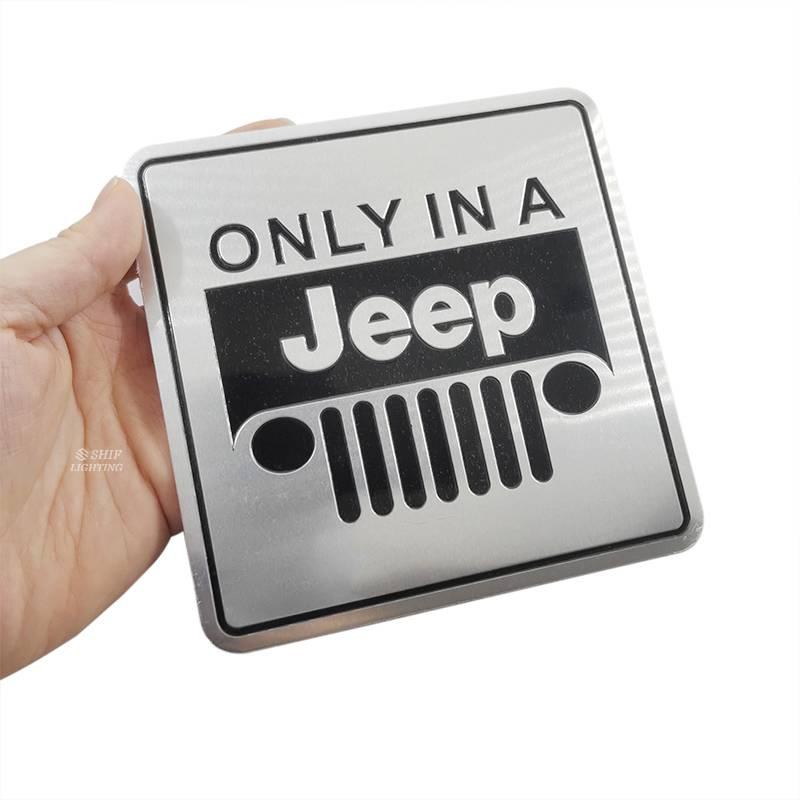 1 X Aluminum ARCTIC ONLY IN A JEEP Logo Car Auto Rear Decorative Emblem Sticker Decal Badge For JEEP SNOWMAN