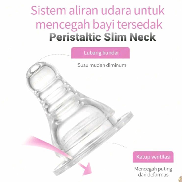 PIGEON Silicone Nipple Size S, M, L (0-6 Bulan) Dot Silicon Nipple Bayi Toples Niple (Ecer)