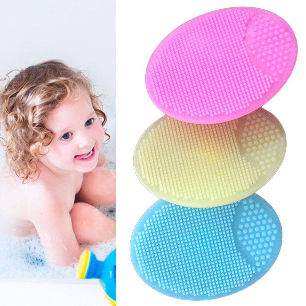 [HIGH QUALITY] Brush Bulat Silikon Lembut Portable Pembersih Wajah Komedo / Pori-Pori Sikat IMPOR
