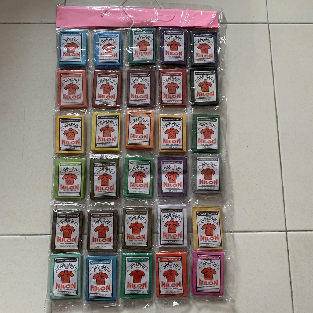 WANTEK NYLON RENCENGAN / PEWARNA PAKAIAN