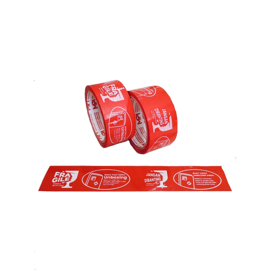 

NEW LAKBAN FRAGILE MERAH / LAKBAN ISOLASI FRAGILE TERBARU