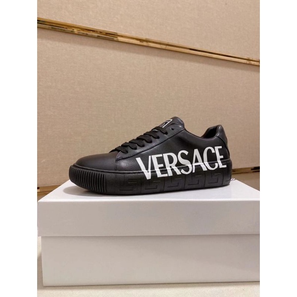 sneaker pria vers4ce sepatu cowok mirror top Brand P1SHOES new styles men shoes run away kulit