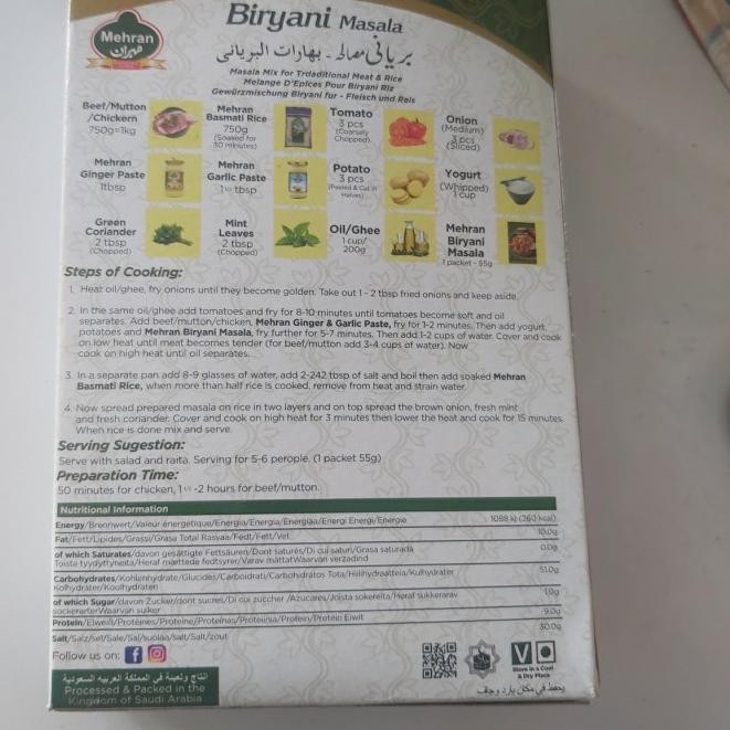 

➶ Bumbu mahran kusus beras basmati.. Asli ❁