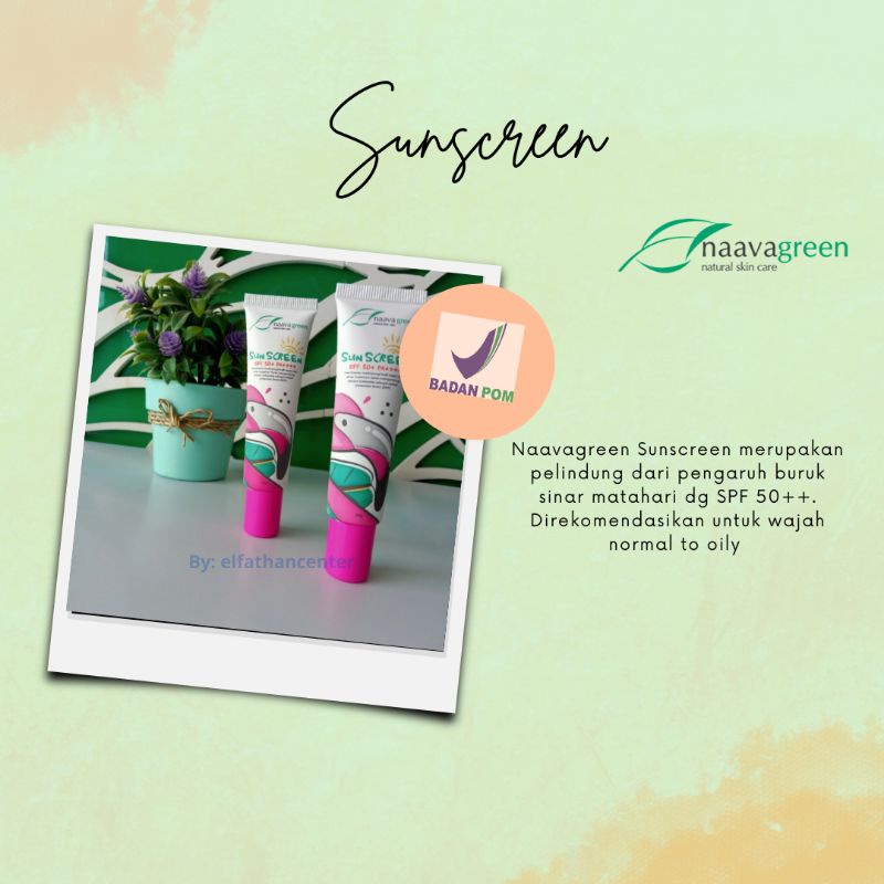NAAVAGREEN SUNSCREEN (NG-SUNSCREEN)