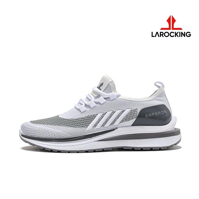 HOLLXMALL SHOPEE12.12 | LAROCKING - EMPEROR PUTIH ABU | SEPATU SNEAKERS RUNNING GYM SHOES SPORTS