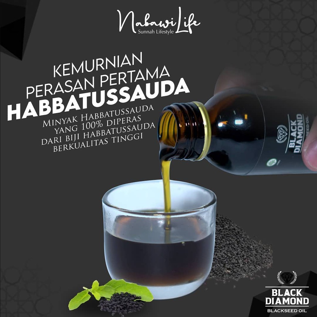 Minyak Habbatussauda Original Asli Oil Cair Habbats Black Diamond