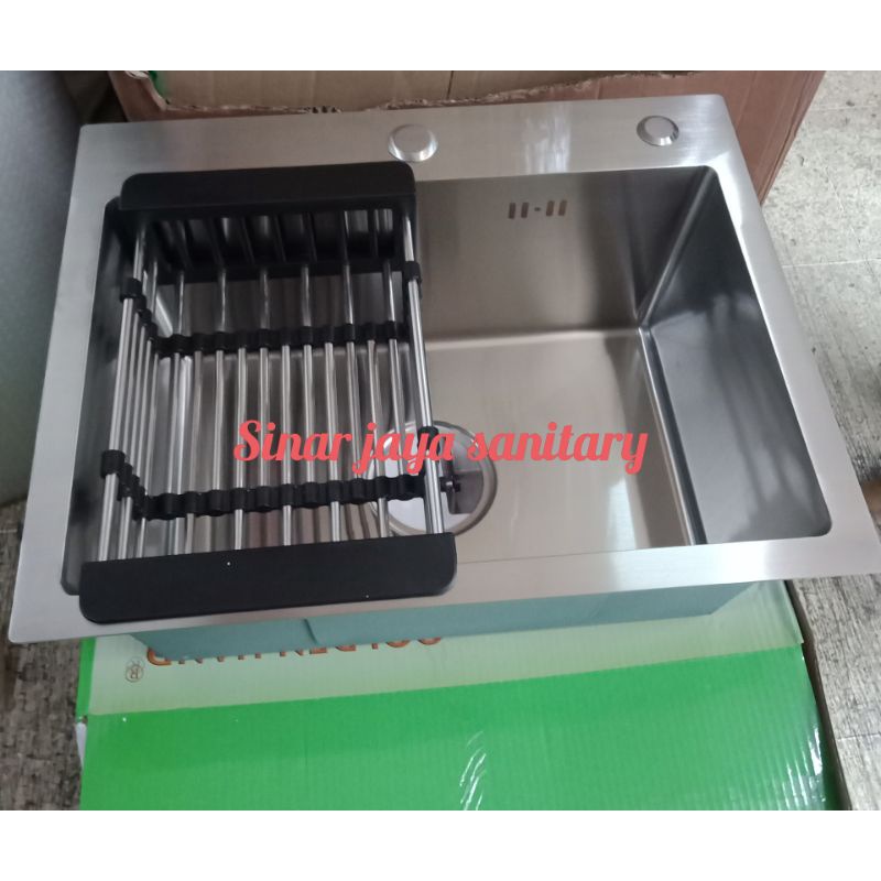 Paket komplit kitchen sink 5040 stainless &quot; PROMO &quot; / paket sink 5040 stainless