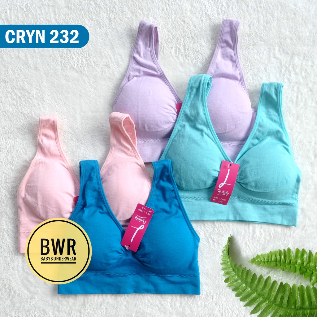 Miniset Lydyly CRYN 232 | Bra Sport Busa Wanita [ VI K5-K6 ] Cryn232 Bra Senam - Bwr