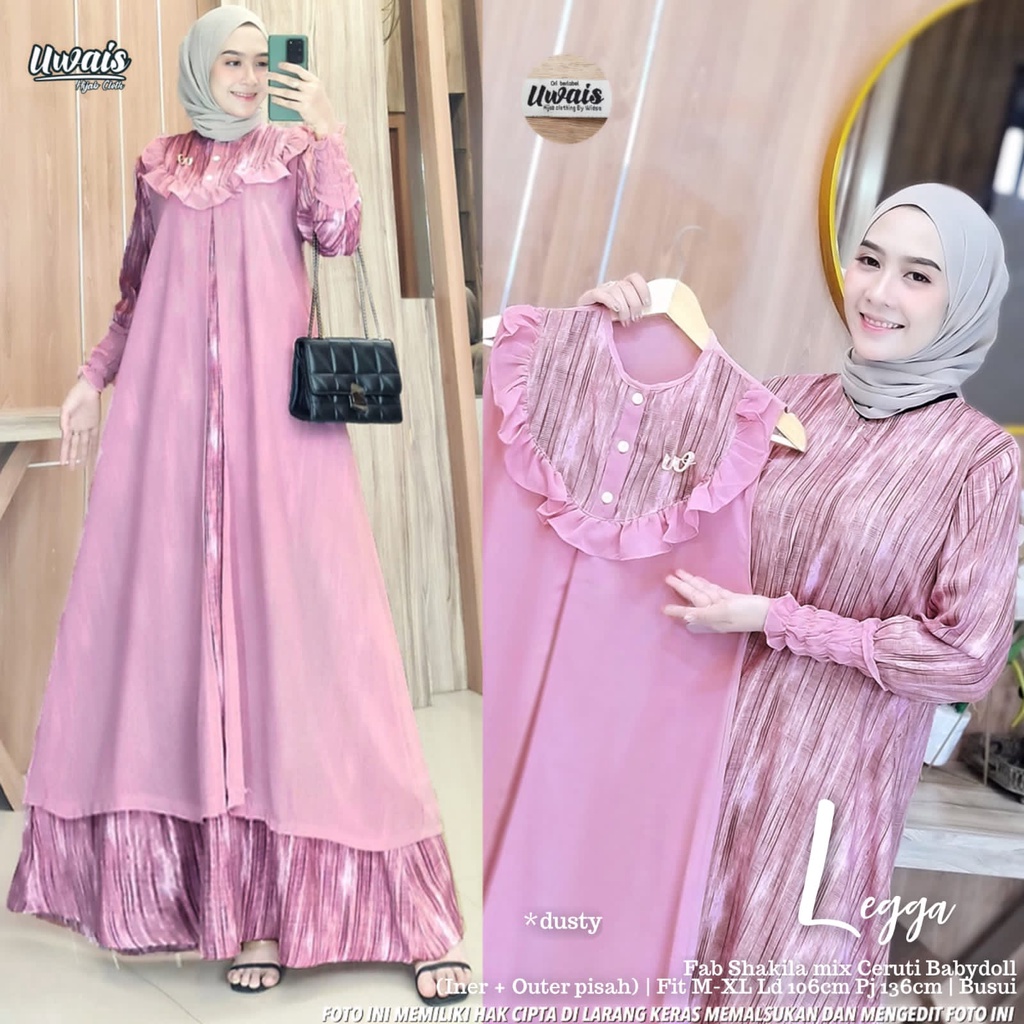 LEGGA GAMIS UWAIS ORIGINAL TERBARU Gamis Remaja Terbaru Premium Jumbo