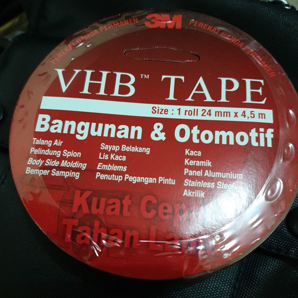 

Double Tape 3M VHB 24mm x 4.5mtr Original